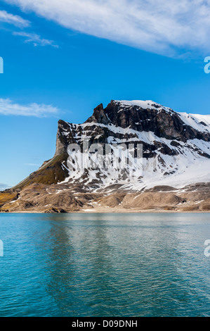 Alkehornet, Spitzbergen Westküste, Spitzbergen, Norwegen Stockfoto