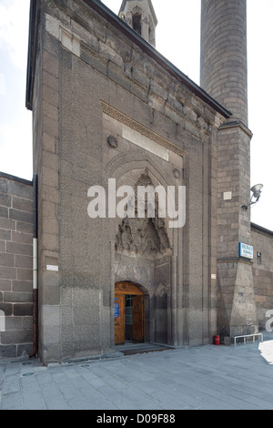 Eingangsportal, Moschee, Mahperi Huand Hatun, Kayseri, Anatolien, Türkei Stockfoto