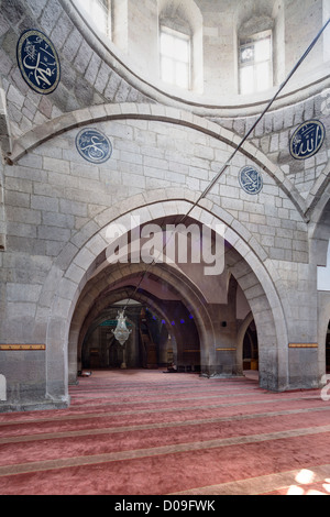 Innenraum der Moschee, Mahperi Huand Hatun, Kayseri, Anatolien, Türkei Stockfoto