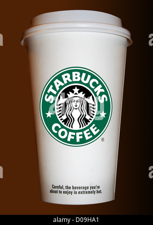 Ein Starbucks Kaffee Tasse Stockfoto