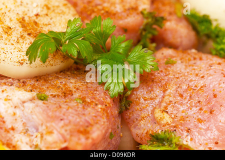 Rohes Fleisch Stockfoto