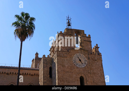 Außenansicht des Monreale Dome in Palermo, Sizilien Stockfoto