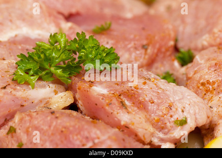 Rohes Fleisch Stockfoto