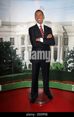 US-Präsident Barack Obama Wachs Figur James Kyson Lee Gastgeber Super Special Rooftop Party vor den American Music Awards Stockfoto