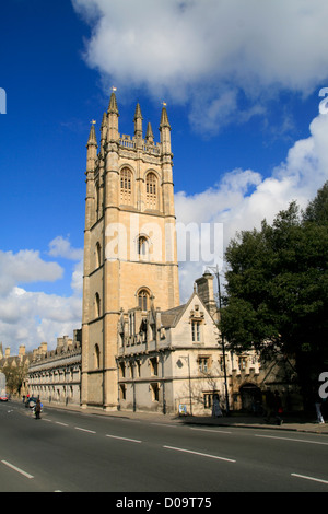 Magdalen College Turm Oxford Oxfordshire England UK Stockfoto