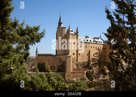 Alcázar de Segovia Castilla Leon Spanien Alcázar de Segovia Castilla Leon España Stockfoto