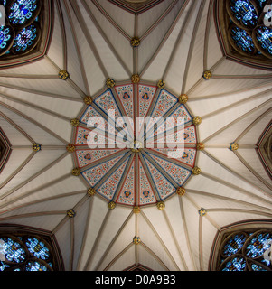 Innen York Minster Stockfoto