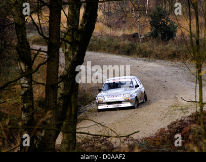 Malton Wald Rallye, November 2012. Cropton Bühne Stockfoto