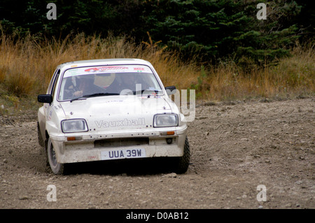 Malton Wald Rallye, November 2012. Cropton Bühne Stockfoto