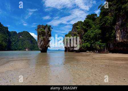 Phang Nga Bucht, James Bond Island, Thailand Stockfoto