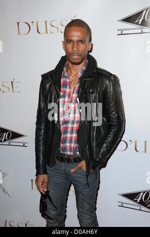 New York, USA. 20. November 2012. Eric West im Ankunftsbereich für Rihannas offizielle UNAPOLOGETIC Album Release Party, der 40/40 Club, New York, NY 20. November 2012. Foto von: Derek Sturm/Everett Collection Stockfoto