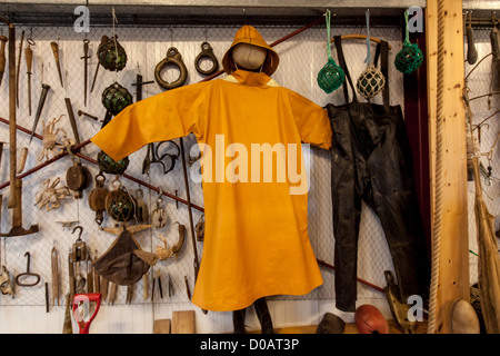 DAS SHARK-MUSEUM EUROPAS ABJARNARHOFN SNAEFELLSNES HALBINSEL WEST-ISLAND Stockfoto