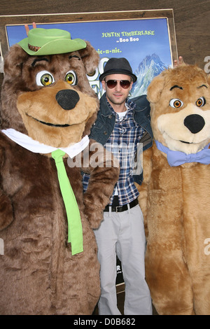 Justin Timberlake Los Angeles Premiere von "Yogi Bear" an den Mann Village Theater Los Angeles, Kalifornien - 11.12.10 statt Stockfoto