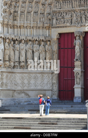 NOTRE-DAME KATHEDRALE AMIENS SOMME (80) FRANKREICH Stockfoto