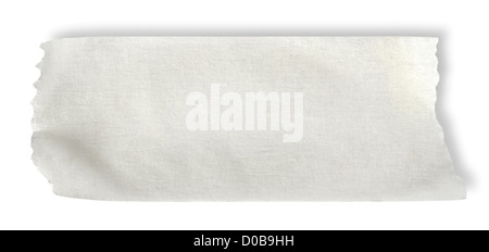 Klebeband isoliert auf weißem Hintergrund Stockfoto