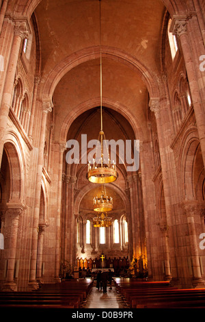 Heilige Kathedrale von San Salvador Santuario de Covadonga-Asturien-Spanien Stockfoto