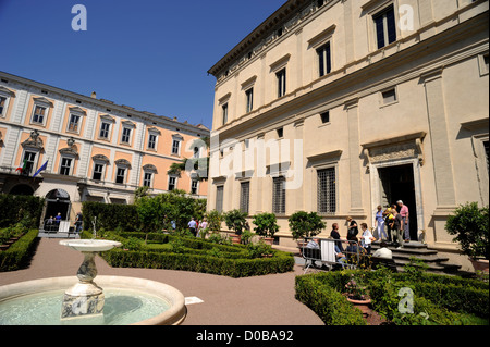Italien, Rom, Trastevere, Villa Farnesina (Villa Chigi), Renaissance-Garten Stockfoto