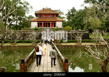 Königsgrab von Minh-Mang, Hue, Vietnam. Stockfoto