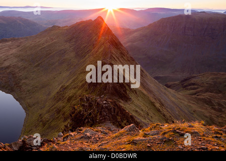 Schreitenden Kante, englischen Lake District Stockfoto