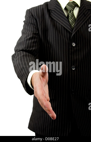 Geschäftsmann ist die Hand schütteln. Stockfoto