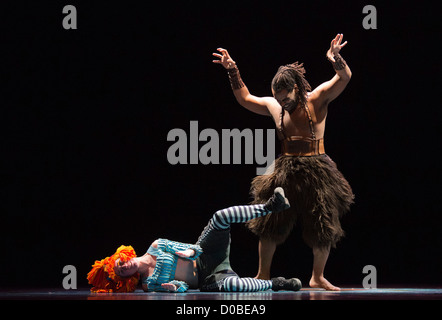 UK-premiere von "Panorama" von Philippe Decouflé Firma DCA, Sadler es Wells Theatre in London. Stockfoto