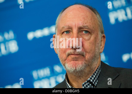 Pete Townshend, Gitarrist von The Who. Stockfoto