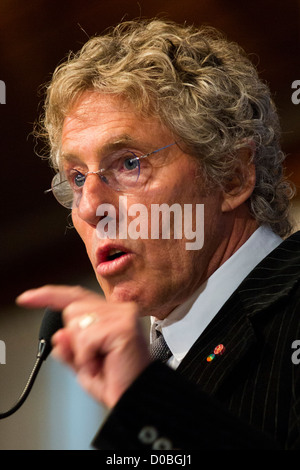 Roger Daltrey, Sänger von The Who. Stockfoto