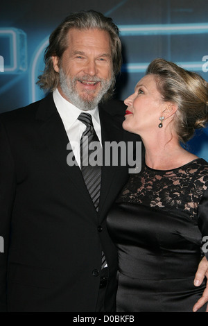 Jeff Bridges Los Angeles Premiere von "Tron: Legacy" am El Capitan Theatre Los Angeles, Kalifornien Stockfoto