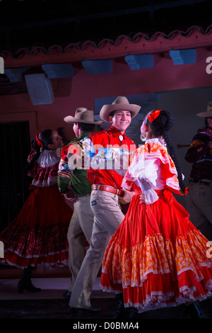 Mexikanische traditionelle Folk, Tanz, Puerto Vallarta, Jalisco, Mexiko Stockfoto