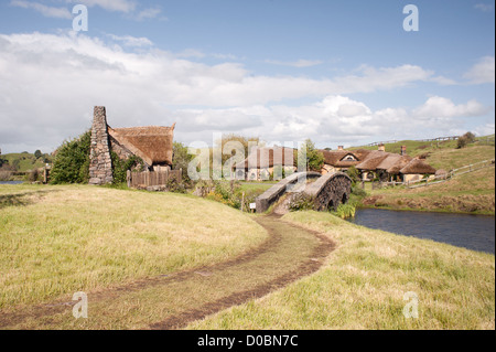 Hobbingen Filmset Stockfoto