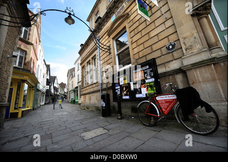 Billige Seitenstraße der Marktplatz in der Stadt von Frome UK Somerset Stockfoto