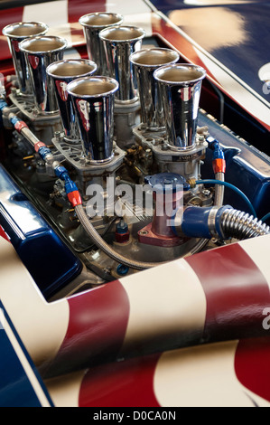 Amerikanische Rennen Rennwagen mit V8-Motor Stockfoto