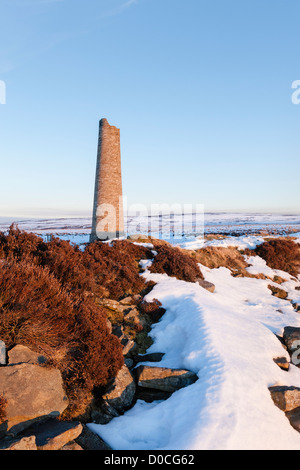 Sikehead Schornstein in der nördlichen Pennines. Stockfoto