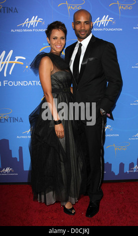 Nicole Ari Parker und Boris Kodjoe th stattfindende jährliche Alfred E. Mann Stiftung für wissenschaftliche Forschung-Gala im Hangar Stockfoto