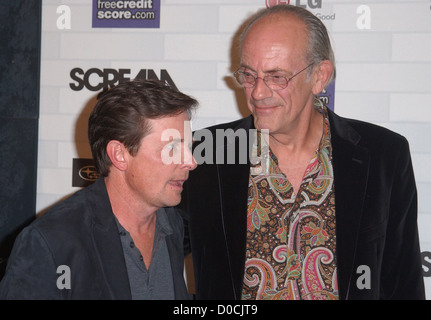 Fox und Christopher Lloyd Spike TV Scream 2010 Awards am griechischen Theater - Ankünfte Los Angeles, Kalifornien- Stockfoto