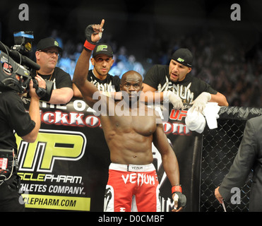 Cheick Kongo von Frankreich UFC 120 - Ultimate Fighting Championships statt an der O2 Arena-London, England - 16.10.10 Stockfoto