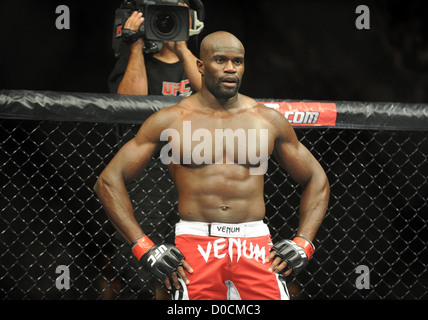 Cheick Kongo von Frankreich UFC 120 - Ultimate Fighting Championships statt an der O2 Arena-London, England - 16.10.10 Stockfoto