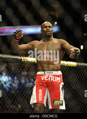 Cheick Kongo von Frankreich UFC 120 - Ultimate Fighting Championships statt an der O2 Arena-London, England - 16.10.10 Stockfoto