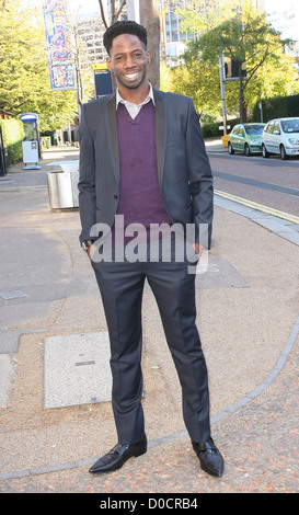 John Adeleye außerhalb der ITV Studios London, England Stockfoto