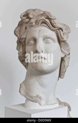 Statue des griechischen Gottes Apollo von Sonne Stockfoto