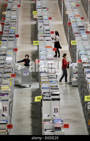 LOGISTIK-DREHSCHEIBE DES INTERNET SALES CORPORATION AMAZON.COM SARAN LOIRET (45) Stockfoto