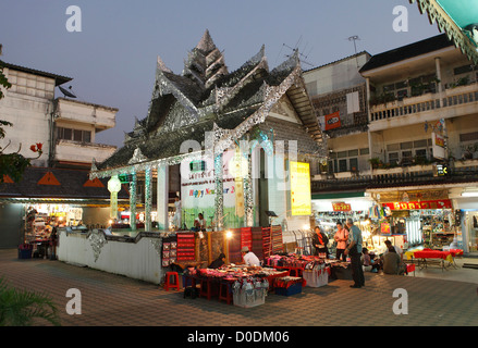 Nacht Markt, Night Bazaar, Chiang Rai, Thailand, Asien Stockfoto