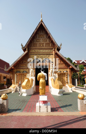 Buddhistischer Tempel Wat Phra Singha in Chiang Rai, Thailand, Asien. Stockfoto