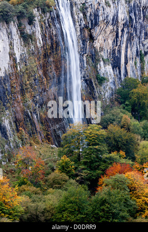 Ason Flusstal in der Parklandschaft "Collados del Ason' (Kantabrien, Spanien. Stockfoto