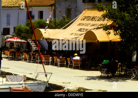 Insel Kephallonia oder Kefallonia, Strände, Hafen Fiskardo, Assos, Myrtos Strand, Zypressen, Landschaften, Seestücke, Griechenland Stockfoto