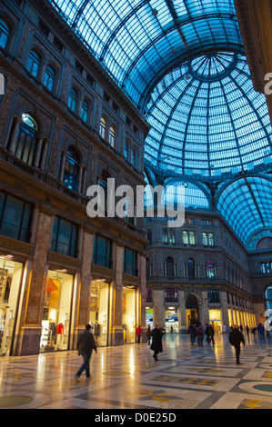 Galleria Umberto I (1900) einkaufen Arcade-Naples Stadt La Campania Region südliche Italien Mitteleuropa Stockfoto