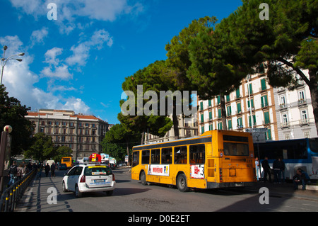 Piazza Garibaldi Platz zentrale Neapel Stadt La Campania Region Italien Südeuropa Stockfoto