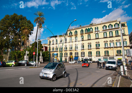 Piazza Vittoria quadratische Chiaia Viertel Naples Stadt La Campania Region Italien Südeuropa Stockfoto