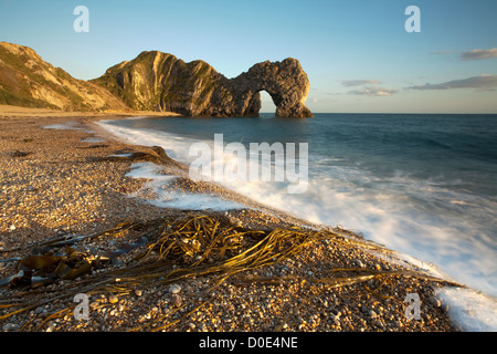 Durdle Door auf der Jurassic Coast, Dorset, Großbritannien Stockfoto