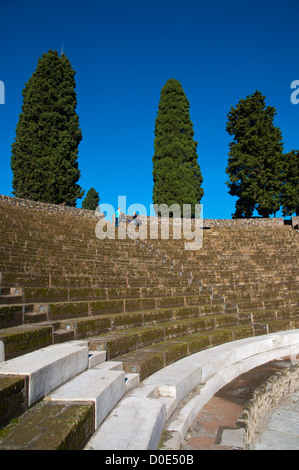 Teatro Grande begraben das Grand Theatre vom 2. Jahrhundert v. Chr. Pompeji der römischen Stadt in Lava in der Nähe von Naples Stockfoto